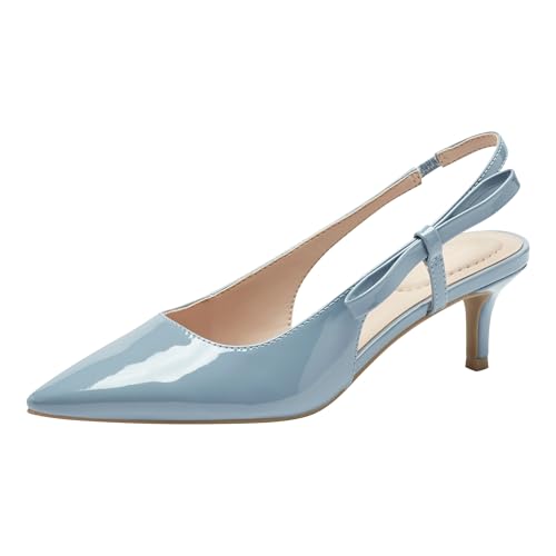 Bandolino Women's Alilac Light Blue Patent 6 Medium