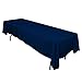 Gee Di Moda Rectangle Tablecloth - 60 x 126 Inch Navy Blue Table Cloth for 8 Foot Rectangle Table - Heavy Duty Washable Fabric - for 8 Ft Buffet Table, Holiday Party, Dinner, Wedding & Baby Shower