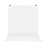 Selens 3.3x6.5ft/1X2m White PVC Backdrop for