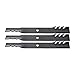 Set of 3 Oregon 596-615 Gator Mulching Small Engine Mower Blades
