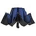 Prodigen Inverted Folding Umbrella Travel Umbrella Windproof Compact Umbrella Inside Out Umbrella Reversible Reverse Umbrella Automatic Open and Close Umbrella for Woman & Man UV Sun & Rain (Blue)