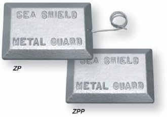 Hull Plate With 12" Copper Pigtails 3/4"x 3"x 6" (ZPP-3)