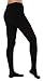 Plus Size Opaque Compression Tights for Women 20-30mmHg - Womens Graduated Support Stockings for Varicose Veins Circulation, Pregnancy, Edema - Black, 5X-Large - A204BL8