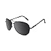 PGXT Premium Full Mirrored Aviator W/ Flash Mirror Lens Uv400 Sunglasses Eyewear Black