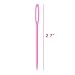 LoveInUSA 100 PCS Plastic Needles for Kids, Large Eye Plastic Sewing Needles for Handmade Crafts DIY Notions Stitchery