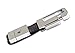 Olivery Valet Keychain Genuine Leather Elegant Key Chain 4 Detachable Key Rings (Black)