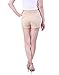 HDE Women's Solid Color Ultra Stretch Fitted Low Rise Moleton Denim Booty Shorts Khaki - M