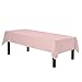 Gee Di Moda Rectangle Tablecloth - 60 x 126 Inch Pink Table Cloth for 8 Foot Rectangle Table - Heavy Duty Washable Fabric - for 8 Ft Buffet Table, Holiday Party, Dinner, Wedding & Baby Shower