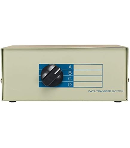 Amazon.com: Kentek DB25 2 Way Manual Data Switch Box RS-232