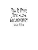 Image de How To Write Usable User Documentation, 2nd Edition