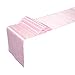 Ling's moment Pink Satin Table Runner for Weddings, 12x108 Inch, Pack of 10