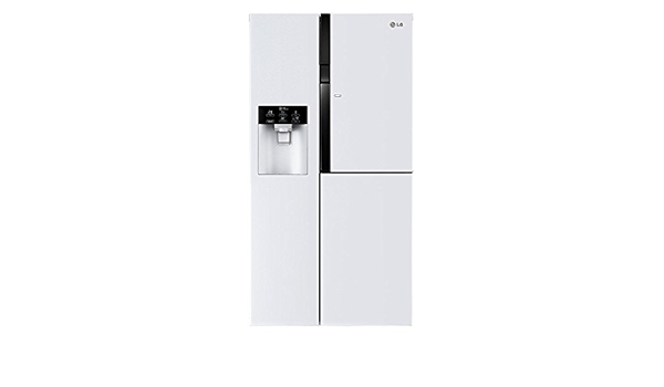 LG - Frigorífico Side by Side GS9366SWQVD con dispensador de ...