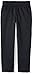 Starter Girls' Open-Bottom Sweatpants with Pockets, Amazon Exclusive, Black, XL (14/16)