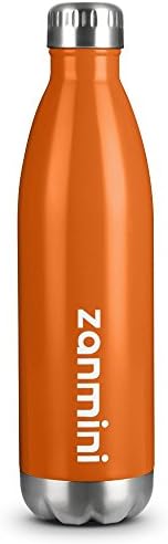 zanmini Cola Vacuum Insulated Water Bottle, Double Walled Stainless Steel Drinks Bottle - 12 Hours Cold & 24 Hot for Outdoor Hiking & Camping