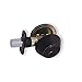 Honeywell Safes & Door Locks - Single Cylinder Front Door Deadbolt Lock Set - Anti-bump Resistant Dead Bolt Lock for Exterior Doors with 2 Entry Keys - 3 x 5 x 8.5 inches - Oil Rubbed Bronze - 8111409
