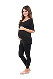 Women's Dolman Sleeve Maternity Tunic Top by Rags and Couture - Made in USA