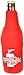 Hat Trick Openers Bottle Cooly Combo with Attached 19th Hole Logo and Magnetic Ball Marker, Red Neoprene