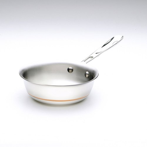 AllClad 6212 SS Copper Core 5Ply Bonded Dishwasher Safe Saucier Pan
