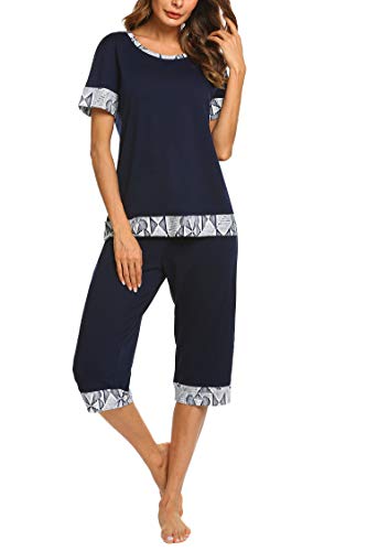 Short Sleeve Sleepwear Pjs Sets 