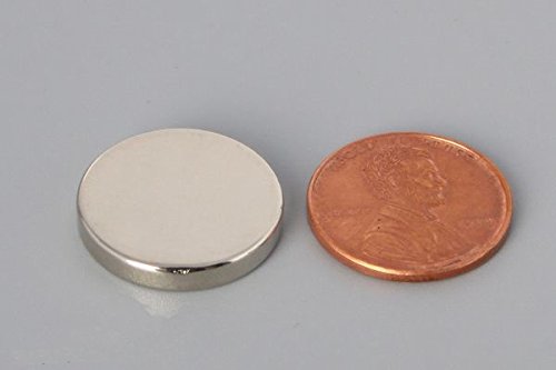 10 Universal Magnetic Sticker Holder Fastener Multi-Use Round Disc Magnets 3/4"
