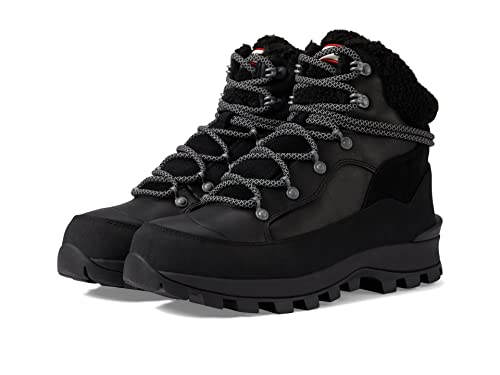 HUNTER Explorer Leather Womens Boots 37 EU Black
