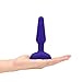 b-Vibe Trio Vibrating Anal Plug 2 - Silicone Butt Plugs Vibrator with Remote, Anal Sex Toys for Adults - Purple