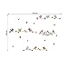 Amaonm Creative Removable Birds Wall Decals DIY Tree Branches Wall Stickers Murals Saying Bird's House Peel Stick Art Decor for Nursery Girls Bedroom Kids Room Bathroom Living Room Decoration