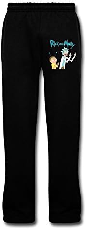 Wesley Rick And Morty Men's Athletic Fleece Sweatpants MBlack