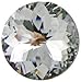 decotacks® 1 inch [25mm] Flower Clear Crystal Upholstery Buttons with Metal Loop for Sofa and Headboards, 24pcs/pk BTN0725-2