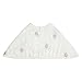 aden + anais silky soft burpy bib single, featherlight - dainty plume