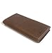 Mens Long Wallet with Checkbook Holder - RFID Blocking Leather Checkbook Wallet