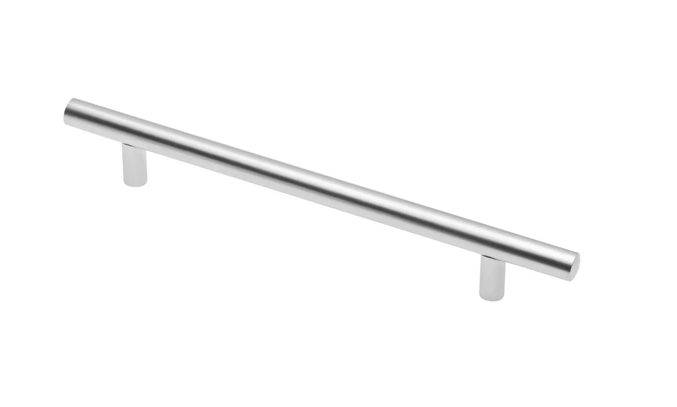 GTV Rod Handle RS, Hole Spacing: 96 mm, Total Length: 156 mm, Matt Chrome