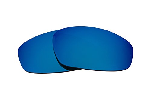 New SEEK Replacement Lenses Oakley SPLIT JACKET - Polarized Blue Mirror