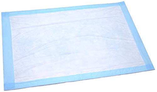 Baby Changing Underpad Liner - 25 Count (24Lx17W) - Soft Disposable Blue Hospital Pad, Waterproof and Absorbent for Infant and Child Use - Thumbnail 6