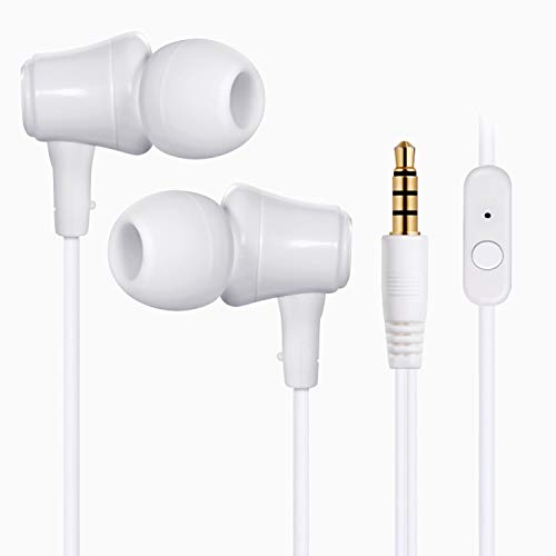 Amoner Earbuds, in Ear Headphones Wired Waterproof Sports Earphones, Stereo Sound Headphones Headsets with Built-in Mic for Phone 6/6s Plus/5s/SE, Galaxy, Android Smartphones, Tablets