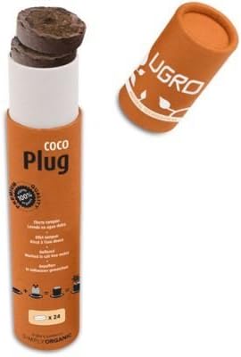 UGro Compressed Coco Peat Plugs for seeds & cuttings with mycorrhizae- pack of 24 (4)