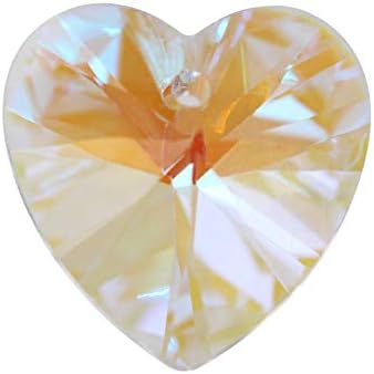 Amazon ガラス ラインストーン ハート 8mm 穴あり ジュエリー 幸運 Diy用 アクセサリー パーツ ビーズ 個 4 ホワイト ビーズ ストーン 通販