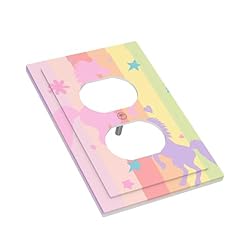 ShinyLuck Rainbow Unicorn 1 Gang Electrical Duplex