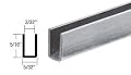 CRL Mill Adhesive Bond Storm Window Edge Wrap Frame for Single Strength Glass 35050