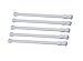 Catsayer Adjustable Cupboard Bars Tensions Rod Spring Curtain Rod-5 Pack(10.5 Inch-14 Inch)
