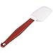 Rubbermaid Commercial Products High Heat Resistant Silicone Heavy Duty Spatula/Food Scraper 13.5-Inch 500 Degrees F Red Handle for Baking/Cooking/Mixing Commercial Dishwasher Safe