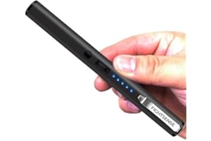 FIGHTSENSE Pen Stun Gun for Self Defense Battery Life Indicator, Belt Clip, Pen Flashlight stun Gun for Women self Defense