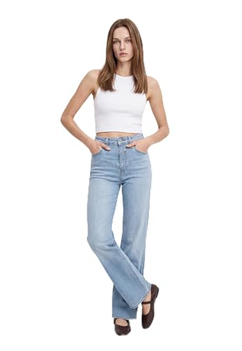 Mavi Vaqueros Bella Mid-Rise Mujer, lt Smoke str, 26/243