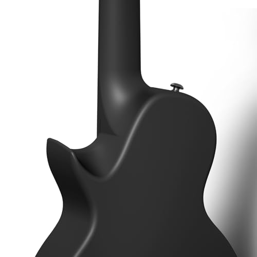 Enya Nova Go Mini Guitar - Acoustic Guitar Black 1/4 Size Carbon Fiber Travel Guitar for Adults Beginners Starter Set Music Education for Children Easter Birthday Christmas Gift