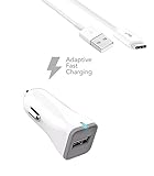 Huawei Mate 9 Charger Fast Type-C USB 2.0 Cable Kit by Ixir - {Fast Car Charger + Type-C Cable}