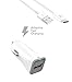 Huawei Mate 9 Charger Fast Type-C USB 2.0 Cable Kit by Ixir - {Fast Car Charger + Type-C Cable}
