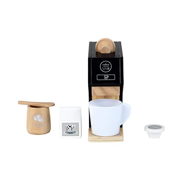 Theo Klein 7404 Electrolux Küchen-Set, Holz | Hochwertiges Kinder-Küchsenset bestehend aus Kaffeemaschine, Mixer und Toaster | Zubehör für Spiel-Küchen | Spielzeug für Kinder ab 3 Jahren – Bild 4