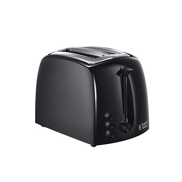 Russell Hobbs 21641 Textures 2-Slice Toaster, 700 - 850 W, Black