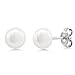 Gem Stone King Set of 5 Multi Color 6mm Cultured Freshwater Pearl Stud Earrings Set