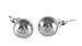 Sterling Silver Ball Stud Earrings (8mm)